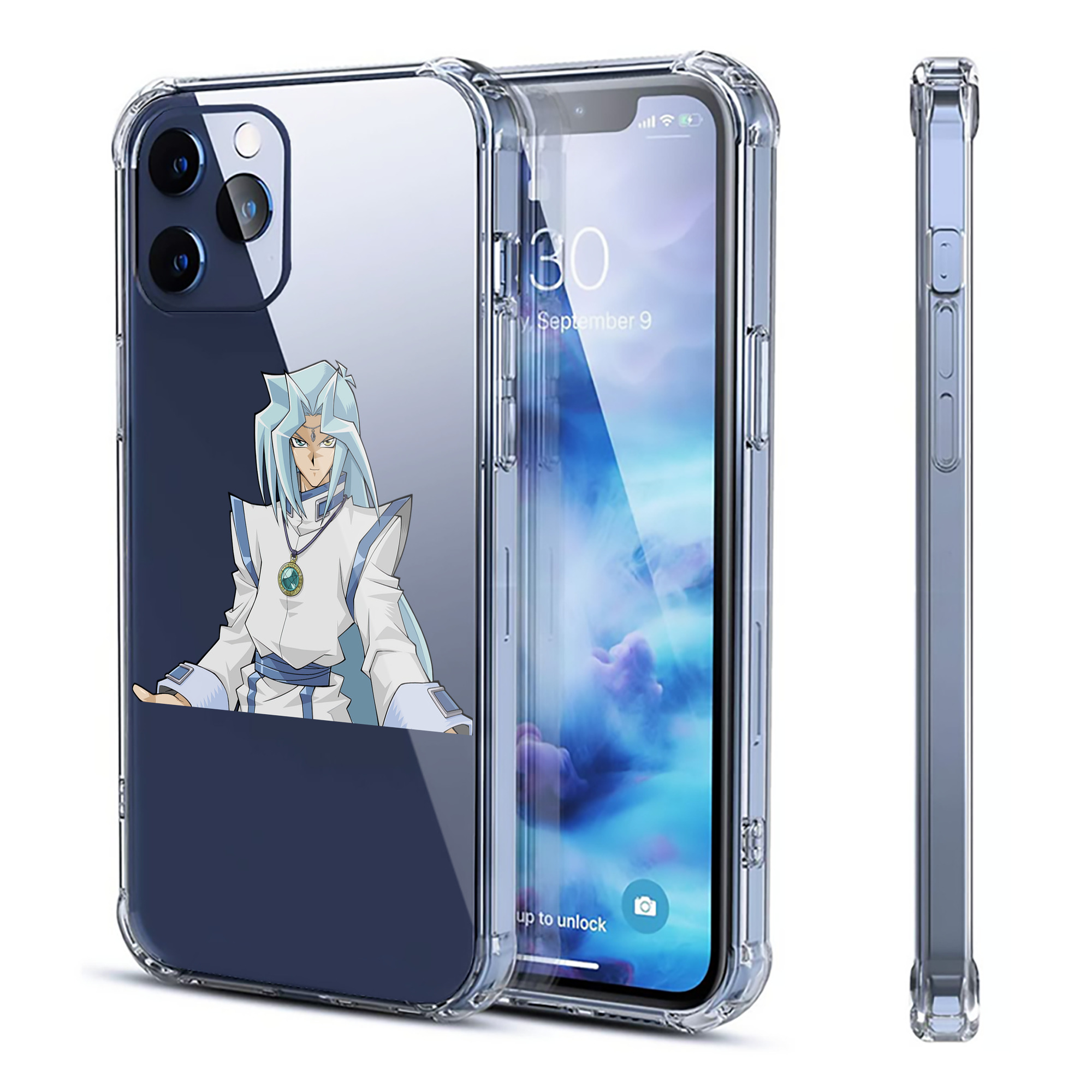 （画像用） 遊☆戯☆王 Yu-Gi-Oh! 【iPhone 12シリーズ対応】透明スマホケース（クリアソフトケース）